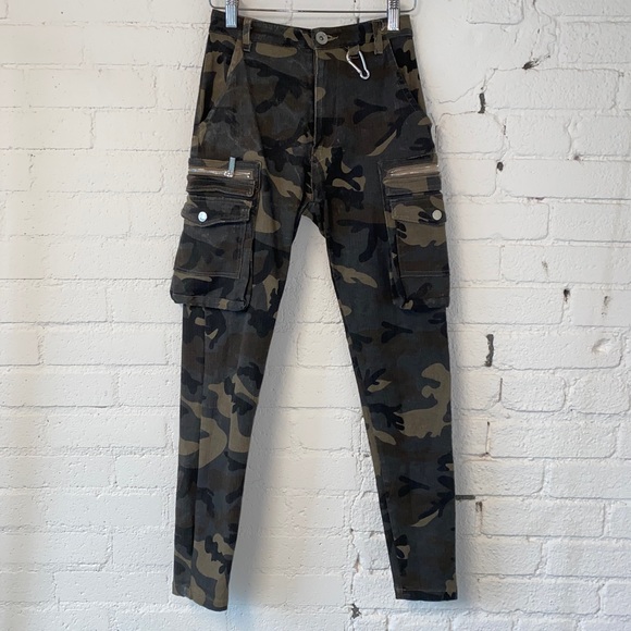 Maniere de voir camo skinny cargos - Picture 1 of 9